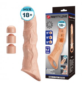 PRETTY LOVE - Ragna Extension Penis Sleeve (Skin Color)